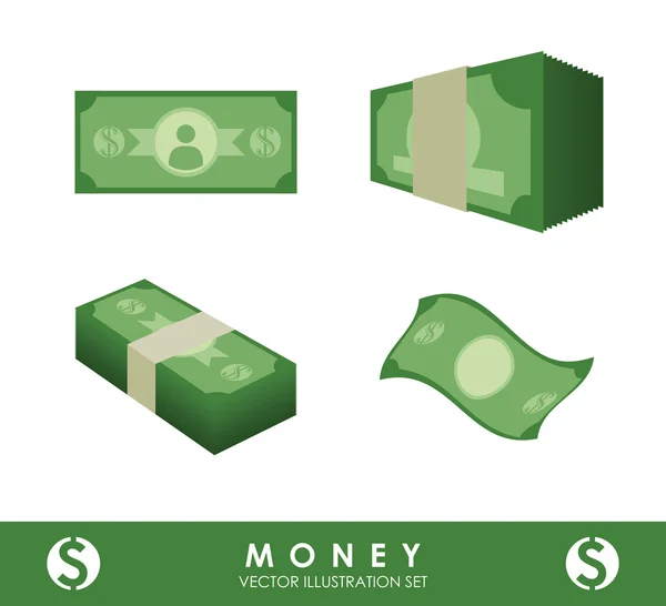 Illustration d'argent — Image vectorielle