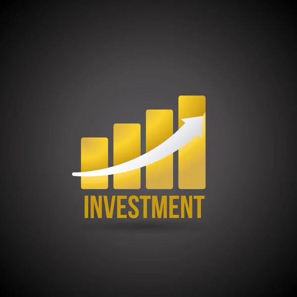 Conception d'investissement — Image vectorielle