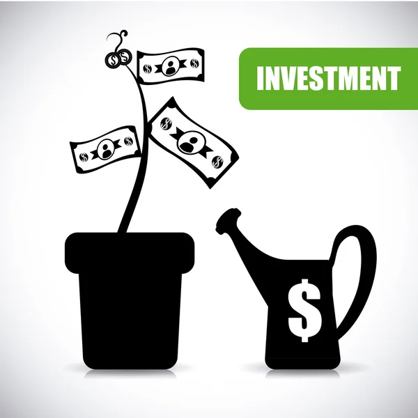 Investitionsdesign — Stockvektor