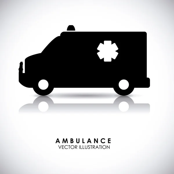 Transporte médico — Vector de stock