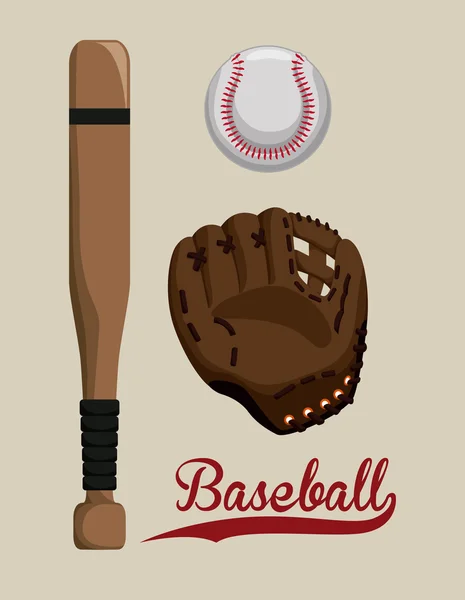 Baseball-Design — Stockvektor
