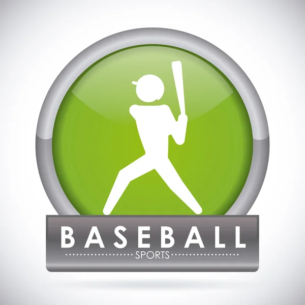 Baseball-Design — Stockvektor