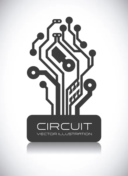 Circuit design — Stock Vector