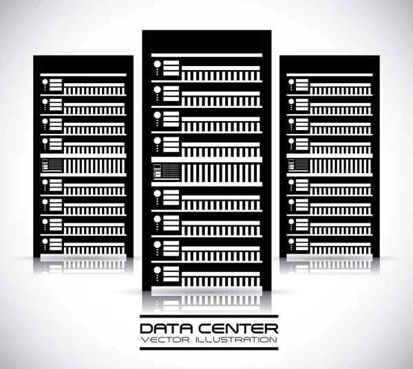 Diseño del centro de datos — Archivo Imágenes Vectoriales