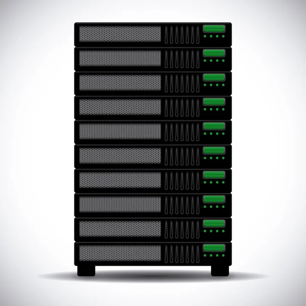 Desenho do data center —  Vetores de Stock