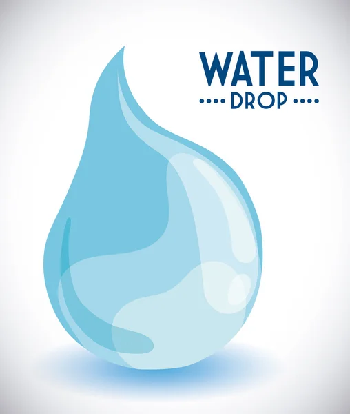 Ontwerp van waterdruppels — Stockvector