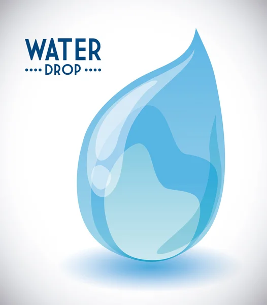 Ontwerp van waterdruppels — Stockvector