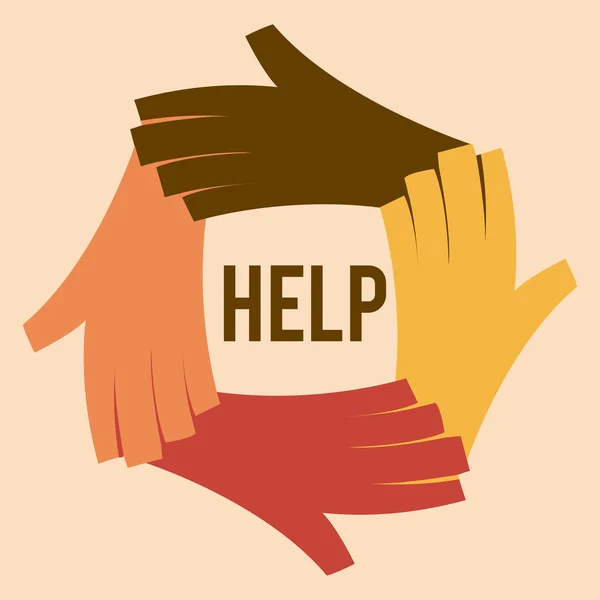 Help design — Stock Vector