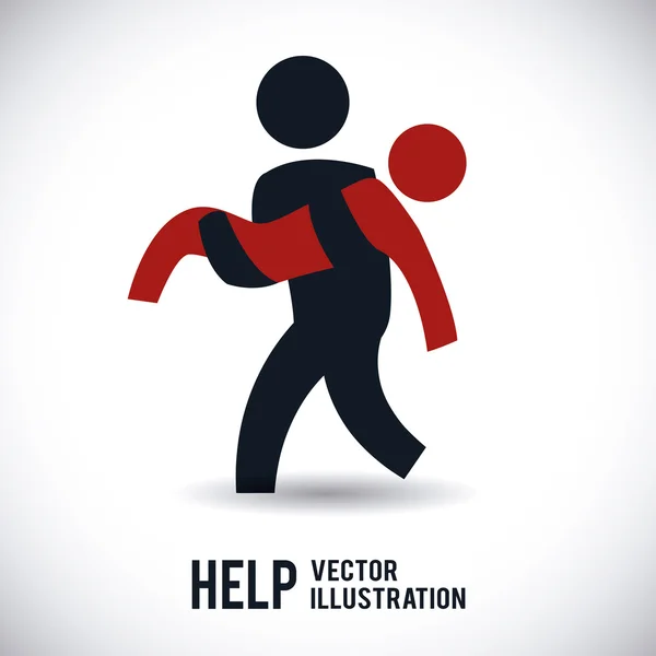 Help design — Stock Vector