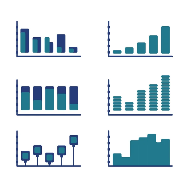 Statistikdesign — Stockvektor