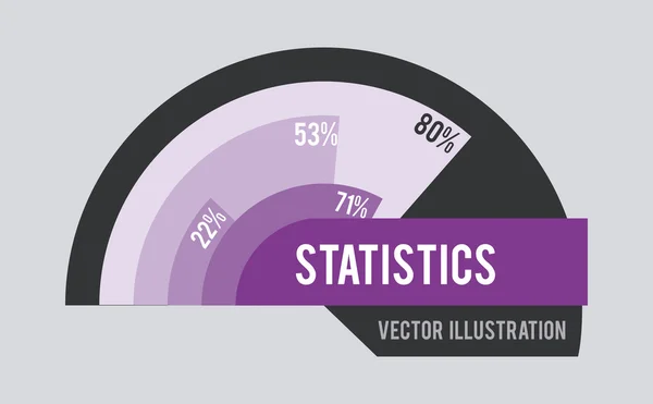 Statistics design — Stock Vector