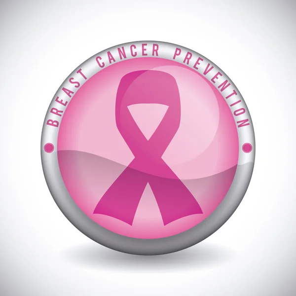 Breast cancer design — Stock Vector