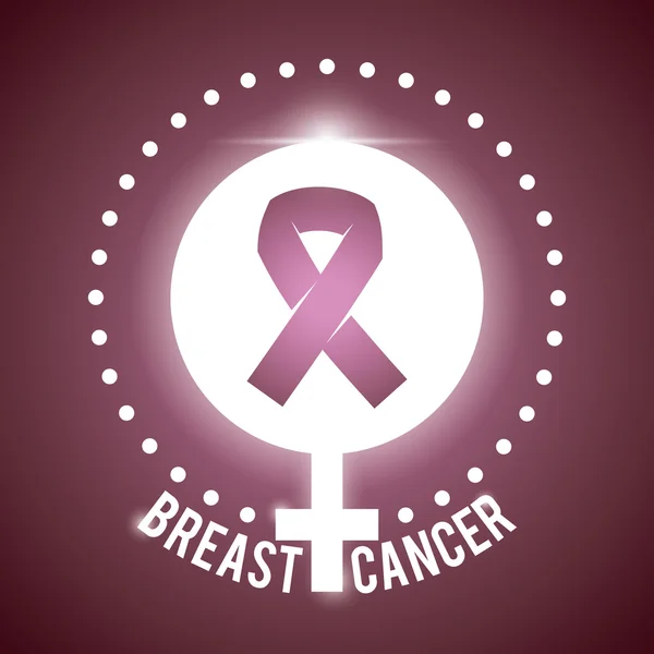 Breast cancer design — Stock vektor