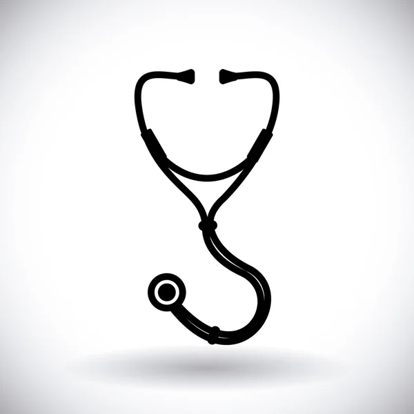 Disegno dello stetoscopio — Vettoriale Stock
