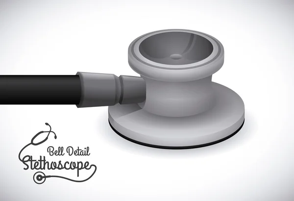Disegno dello stetoscopio — Vettoriale Stock