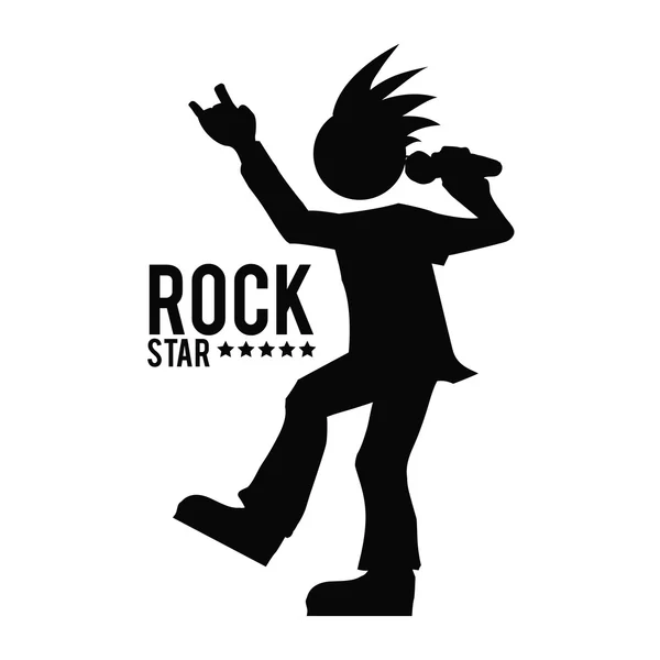 Desain hard rock - Stok Vektor