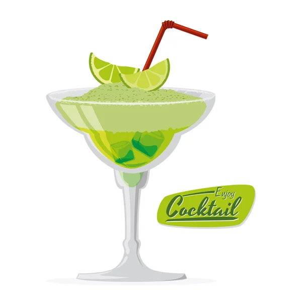 Cocktail design — Stock Vector