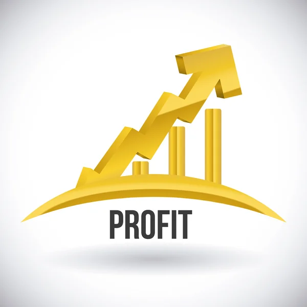 Profit design — Stock Vector