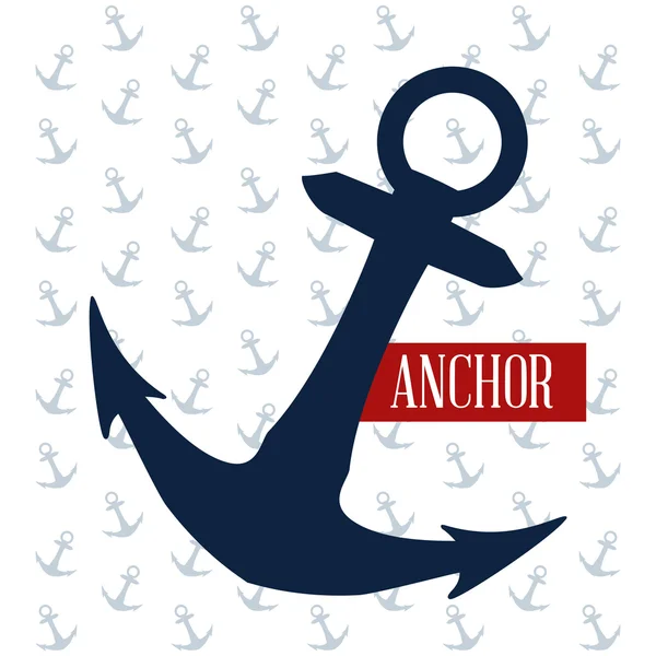 Anchor design — Stock Vector