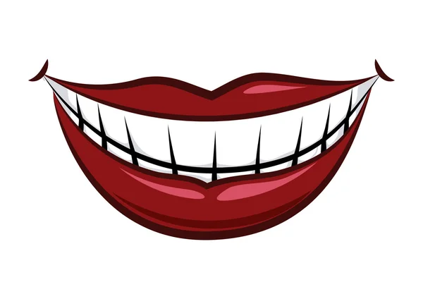 Mouth design — Stockvector
