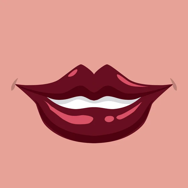 Mouth design — Stockvector