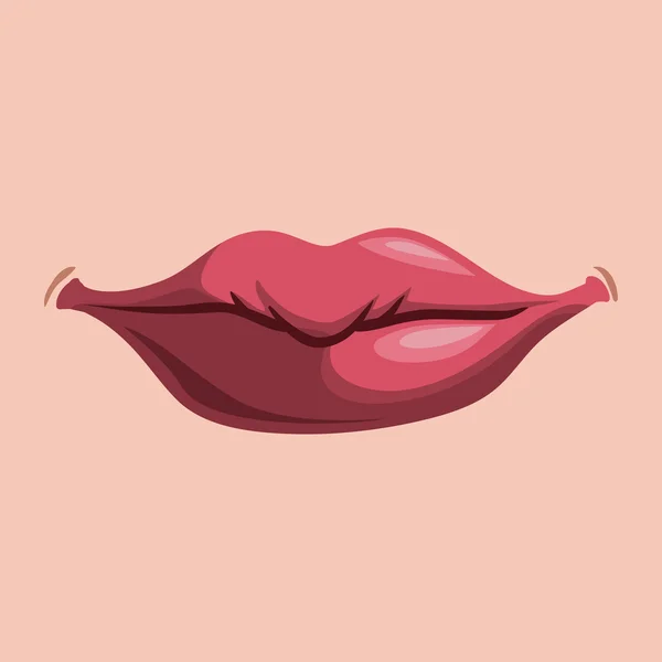 Mouth design — Stockvector