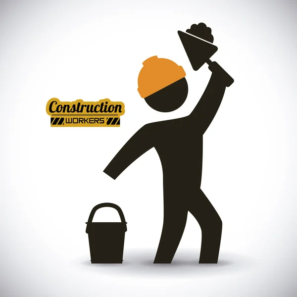 Diseño de construcción — Vector de stock