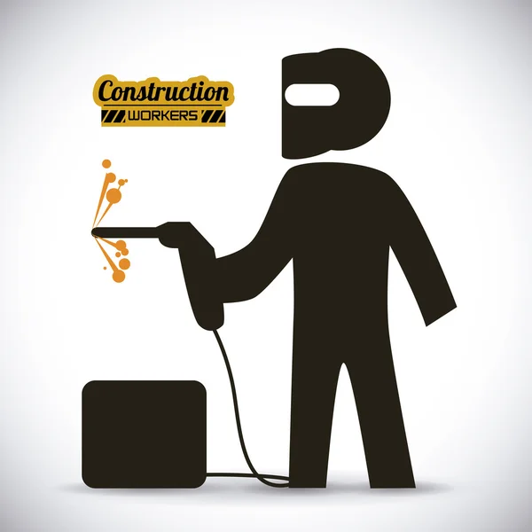 Construction design — Stock Vector