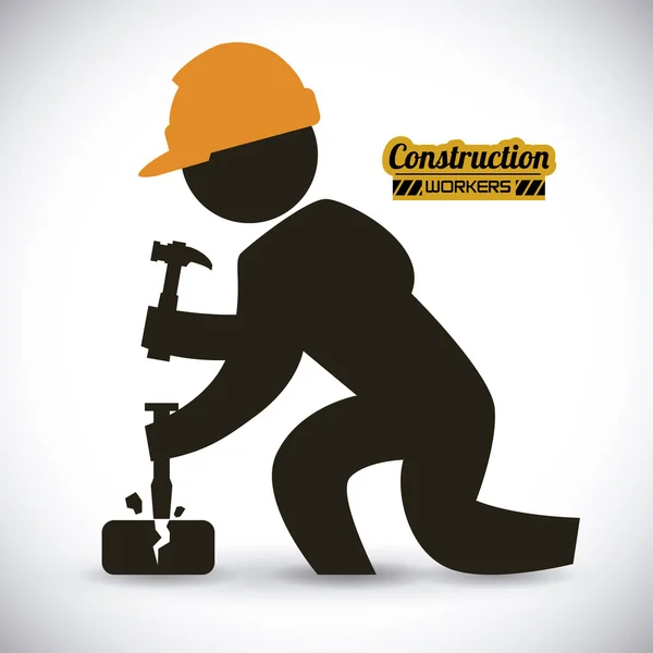 Diseño de construcción — Vector de stock