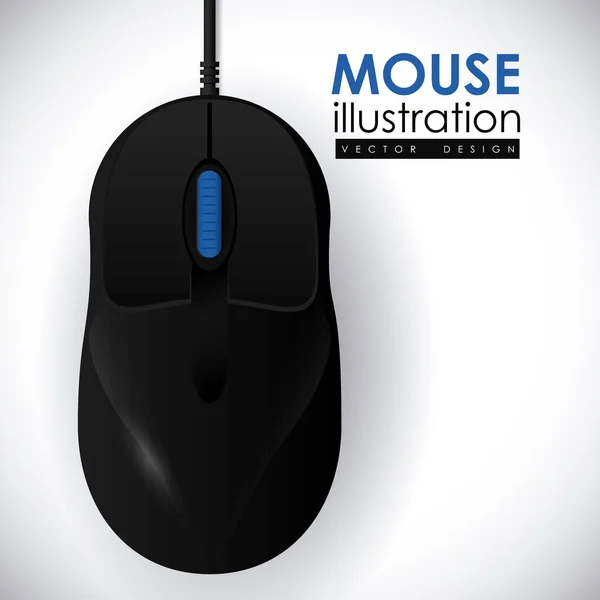 Desenho do ícone do mouse ilustração vetorial eps10 gráfico — Vetor de Stock