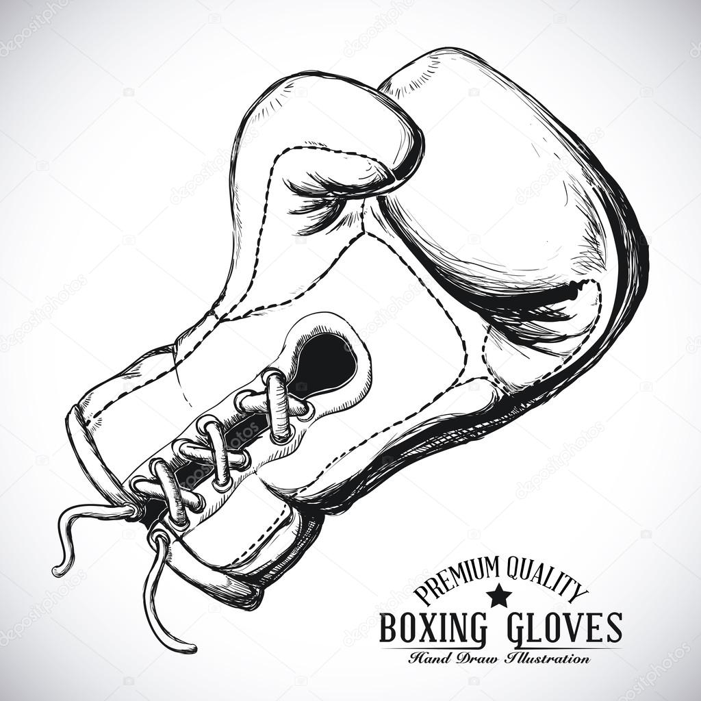 boxing label design vector illustration eps10 graphic 