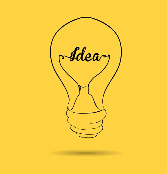 Icono de idea — Vector de stock