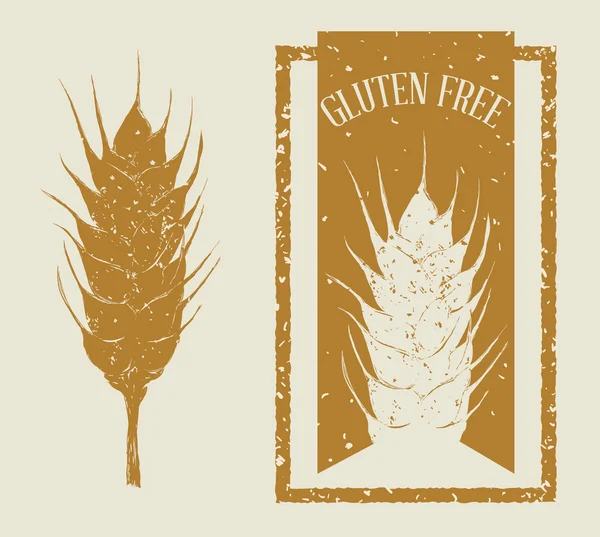 Gluten free — Stock Vector