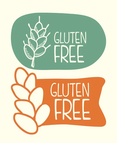 Sans gluten — Image vectorielle