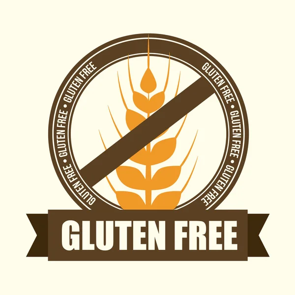 Fără gluten — Vector de stoc