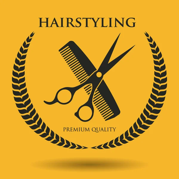 Hairdressing — Stock Vector