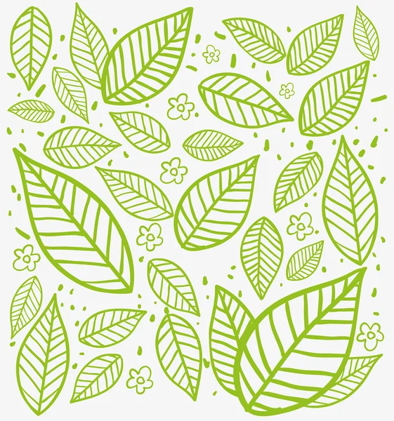 Leafs background — Stock Vector
