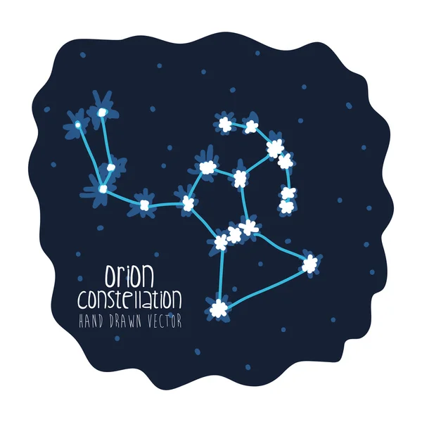 Desenho da constelação de orion —  Vetores de Stock