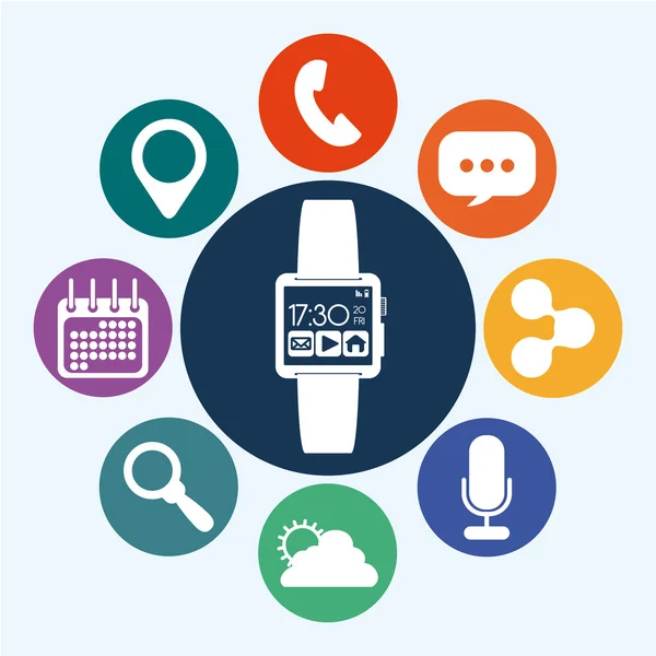 Smart watch — Stock Vector