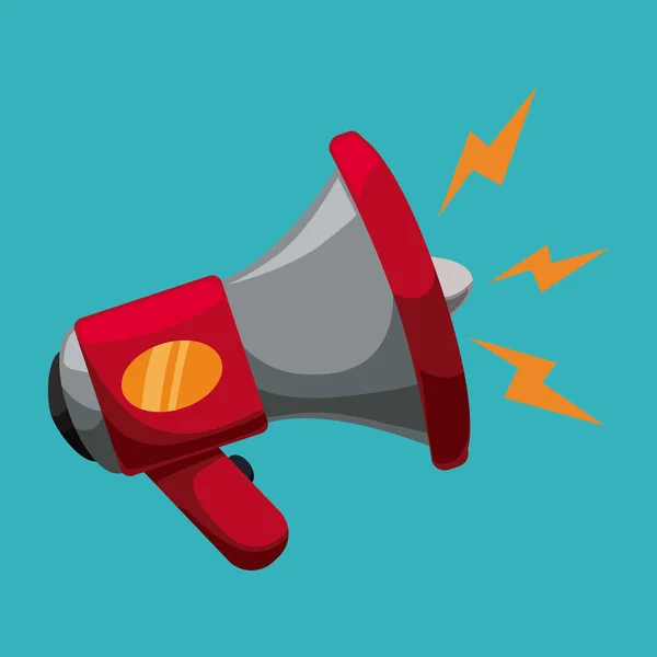 Megaphone icon — Stock Vector