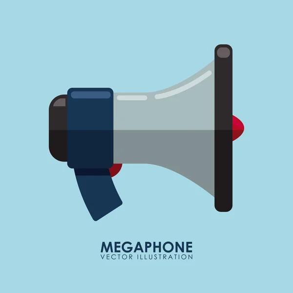 Ikona megafonu — Wektor stockowy