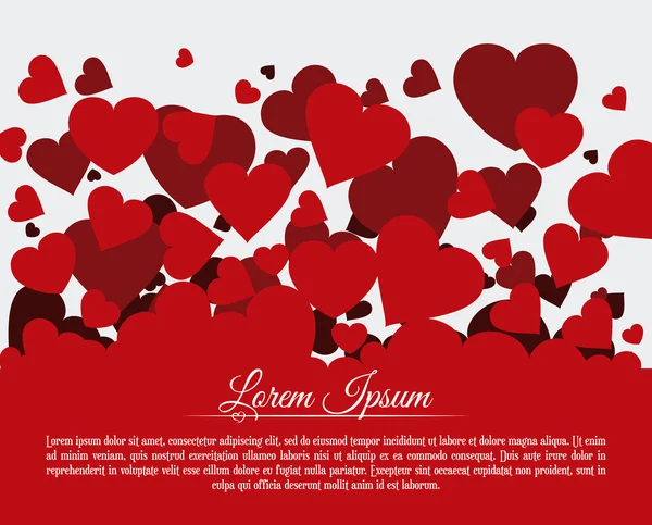 Affiche d'amour — Image vectorielle