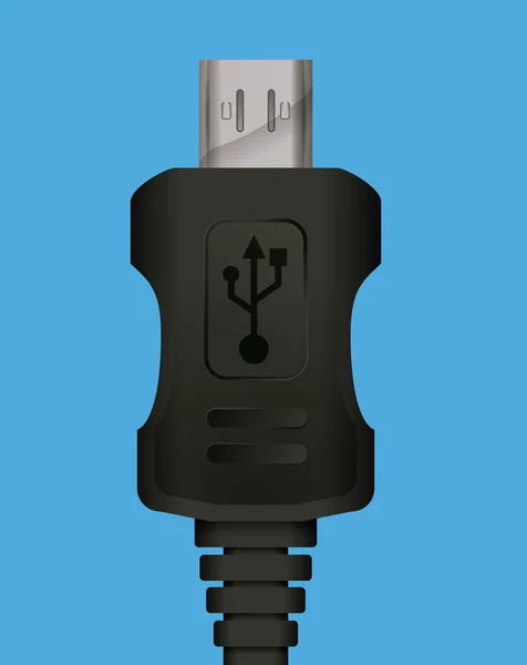 Connexion USB — Image vectorielle