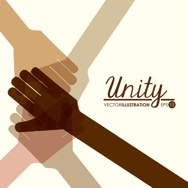 Unité peuple — Image vectorielle