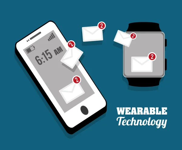 Tecnología vestible — Archivo Imágenes Vectoriales