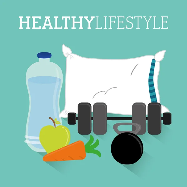 Healthy lifestyle — Stock Vector