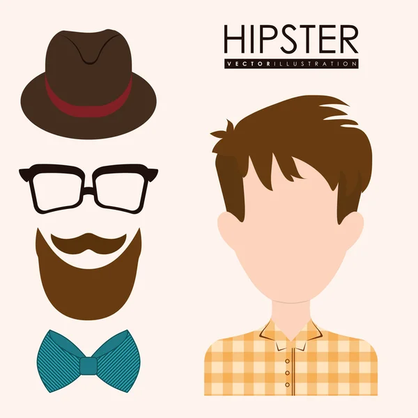 Hipster style — Stock Vector