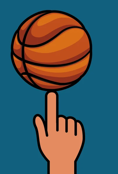 Sport Koszykówka — Wektor stockowy