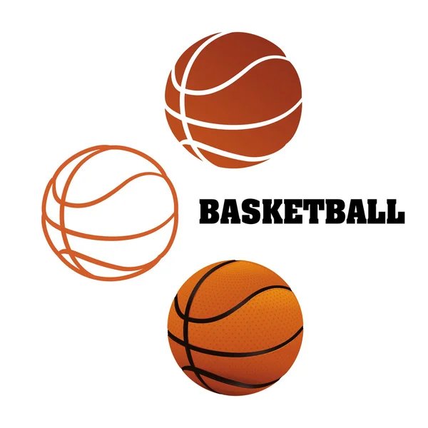 Basketbol spor — Stok Vektör