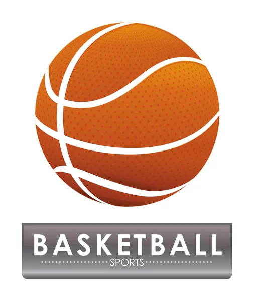 Basketbal embleem — Stockvector